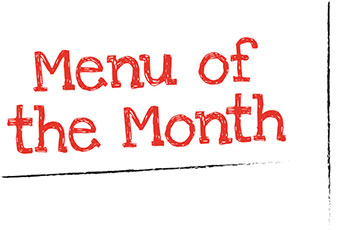 Menu Of The Month